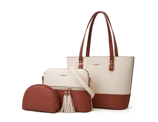 Leather Plain Shoulder Bag || High-quality leather, ensuring durability and a luxurious feel.